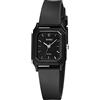Gosasa, orologio sportivo da donna, stile semplice, impermeabile, 30 m, Piccolo Argento Nero,