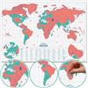 Luckies Mappa da grattare neon | mappa di viaggio e mappa del mondo da grattare | mappa del mondo da grattare | mappa del mondo da grattare | mappa del mondo da grattare | corallo