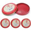 Marsrut 3 timbri in pasta di inchiostro rosso, per calligrafia rotonda, timbro di inchiostro rosso, per sigillare la pittura cinese, per Hanko Name Chop o Inkan (30 g per uno, colore rosso)