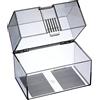 Herlitz 1907021 schedario A7 in plastica per 300 schede, colore: trasparente