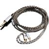 Cavo cuffie 8 fili placcato argento per for serie IM 80 cm ramo principale 40 cm