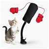 Generic Sacco da boxe per gatti, giocattolo interattivo oscillante con guantoni da boxe, 35 cm, kicker auto-raddrizzante per giocare al chiuso