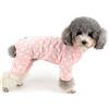 Zunea Pigiama per Cani Piccola Taglia Margherita Tuta Pigiama Adorabile fiori Cotone Pjs Cucciolo Vestiti Dormire Camicia Pet Gatti Quattro Gambe Pigiama per Tutte le Stagioni rosa XXL