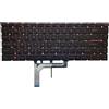 YIJIATech Tastiera di ricambio retroilluminata per MSI GF65 GS65 Stealth Series Game Laptop, per MSI GF63 Thin Game Laptop US Layout con retroilluminazione (rosso)