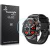 Yoomigle 3 Pezzi Vetro Temperato Pellicola Protettiva Compatibile con LEMFO K52 1.39 Smartwatch Proteggi Schermo Protezione Per SUNKTA K-52 1,39 Pollici Orologio HD Anti-Graffi Screen Protector