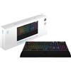 MSI Strike PRO Wireless - Tastiera da gioco meccanica silenziosa, interruttore tattile silenzioso, tappi tasti PBT, 2,4 GHz, Bluetooth, RGB Mystic Light per ogni tasto, batteria da 4200 mAh, layout