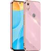 HONLEN Custodia per HUAWEI Y6 2019 / Y6 Pro 2019 / HONOR 8A / Y6S 2019 (6.09 Inches), Cover Morbida in Silicone TPU, Design del Telaio Galvanico - Viola