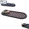 mzvoo Multifunction Car Anti-slip Mat,multifunction Car Anti-slip Mat Auto Phone Holder,multifunctional Anti Slip Mat for Car,360° Rotatable Non-Slip Dashboard Mat with Temporary Car Parking Phone Number-A