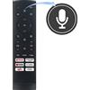 VINABTY Telecomando vocale sostitutivo adatto per ERF3F90H Hisense TV 55A80G 55A81G 55A80GCH 55A81GCH 55A83GNE 55A8AG 55A8BG 55A8CG 55A8AGCH 55A8BGCH
