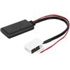 KIMISS Adattatore 12Pin per Radio Auto - Cavo Aux Wireless per e, Stereo Facile
