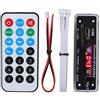 Socobeta Modulo di decodifica Bluetooth 5.0 Modulo audio a 4 colori Display LED digitale con telecomando WMA WAV APE FLAC