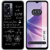Tumundosmartphone Cover Silicone per Oppo A77 5G Disegno Formule Disegni