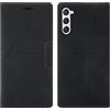 OKZone Cover per Samsung Galaxy S23 Plus, Cover a Libro Samsung S23 Plus, Custodia in Pelle Samsung S23 Plus Magnetica [Portafoglio] Custodia Silicone TPU Antiurto,Funzione Supporto Slot Schede (Nero)