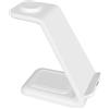 Generic Supporto per caricabatterie Compatibile Wireless 30W per iPhone 15 14 13 12 11 Apple Watch 3 in 1 Docking Station di ricarica rapida per Airpods Pro iWatch 8 7 (bianco)