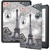 SATURCASE Custodia per Amazon Kindle 2019 rilasciato (10a generazione), bella custodia a libro in pelle PU ultra sottile e leggera con funzione di accensione/spegnimento automatico (KN-2)
