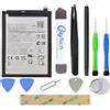 OnlyTech - Batteria di ricambio premium per Samsung Galaxy A14 5G (SM-A146B) - 5000mAh - Qualità identica a Scud-WT-S-W1 con kit di riparazione 10 Strumenti
