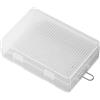 Qsvbeeqj Custodia per batterie 2 pz/4 pezzi 26650 contenitore per batterie proteggere le batterie da cortocircuito e