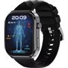 SEND UP SUPEROFFERTA SCORTE FINALI 2026 SmartWatch Unisex, schermo IPS da 2,2 pollici, ECG, pressione/sanguigna/SpO2/frequenza cardiaca/monitoraggio del sonno/messaggi promemoria e risposta