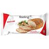 Logistica Food Feeling Ok Bauletto Cereals - Pane proteico con semi senza farina e zuccheri aggiunti, 300 g