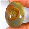 Gemstonedesire Cabina ovale agata terzo occhio naturale 58,00 ct 20x28x12 mm rara pietra pre...