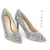 Sandro Scarpe Sandro Daphi Donna EU 36 / UK 3.5 Tacchi V-Shape Front Glitter Look