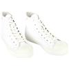Sandro Scarpe Hi Top Sandro Vulca Uomo EU 41 / UK 7.5 Sneakers In Pelle Lace Up Bianche