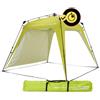 Lumaland Gazebo per esterni, 2,5 x 2,5 m, impermeabile e protezione UV, tenda da giardino con 1 parte laterale, borsa e picchetti, tenda da campeggio e feste, tenda pop-up in 2 minuti [verde]