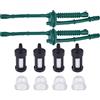 Cancanle 2 Tubi del Carburante 4 Filtri del Carburante 4 Pompe di Adescamento per Stihl FS38 FS45 FS46 FS55 KM55 HL45 MM55 FS100 FS110 FS130 Decespugliatore