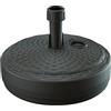 Prosperplast Base per ombrellone in polietilene, quadrata, con motivo a righe