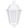 B·LED BARCELONA LED BarcelonaLED Fumagalli - Lampada da parete esterna IP55 in resina stile rustico classico bianco con attacco E27 per terrazza porta giardino