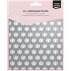 Vaessen Creative Cartella per Embossing 3D - Facce di Zucca 15 x 15 cm - Cartelle per Goffratura - Ideale per Fai da Te Autunnale e Halloween, DIY, Biglietti, Artigianato, Scrapbooking e Journaling