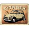 Nostalgic-Art Targhe Vintage, Citroen - 2CV - Idea Regalo per Accessori per Auto, in Metallo, Design Retro per Decorazione, 15 x 20 cm