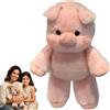 heofonm Peluche Che Corre, Running Plushie, Mucca Cinghiale Procione Pecora, Adorabile Animale Peluche 45cm, Cuscino Morbido Anti Stress per Bambini e Adulti (#G)