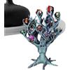 Generic Dadi stampati in 3D, scultura ad albero, vassoio da 17,8 x 12,7 cm con base stabile, torre di dadi in resina, organizer da tavolo con design unico, accessorio per uomini e donne
