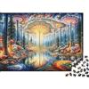KQJZXNHPGR Foresta di Funghi Fantastica Puzzle per Adulti Puzzle 1000 Pezzi Paesaggio Notturno Relax Regalo Casa 38x26cm/1000pcs