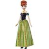 Mattel Disney Frozen - Anna Oggi, per la prima volta, bambola con look esclusivo, canta ''Oggi, per la prima volta'' dal film Disney Frozen, Giocattolo per Bambini 3+ Anni, versiones spagnola, HMG43