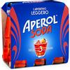 Aperol Soda - Aperitivo Alcolico Pronto da Bere, 6 Bottigliette x 125 ml, 3% Vol (Confezione da 6)
