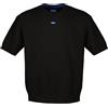 Hugo Maglione da Uomo San Carson-CP a Maniche Corte con Logo Blu, 001 Nero, L