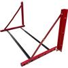 ROBLOCK Scaffale pieghevole per ruote di pneumatici, montaggio a parete, per garage (81,3-121,9 cm) x 55,9 x 55,9 cm, rosso