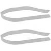 cyclingcolors 2x Cinghie per Tapparelle 20 x 450mm Cinghia Cintino grigio finestre nastro corda