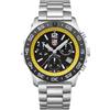 Luminox Pacific Diver Orologio subacqueo da uomo, 44 mm, in acciaio inox, cronografo al quarzo, 20 bar, cinturino in acciaio inox, quadrante nero, data, lancette luminose XS.3145.M