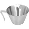 Tixiyu Misurino da caffè in acciaio inox, 100 ml, strumento di misurazione per latte, tè, bevande