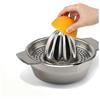 Jieddey Spremiagrumi,Spremi Limone Nuovo in Acciaio Inox con Colino e Contenitore 350ml Manuale Spremiagrumi per per Juicing Arance Agrumi Frutta Spremute