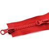 ECLUSE 5# Cerniera aperta a doppio cursore Lunghezza Cerniera in resina Cerniera per piumino Soprabito Cerniera Accessori per abbigliamento,Rosso,80cm
