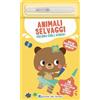 Edizioni del Borgo Animali selvaggi. Colora con l'acqua! Ediz. a colori. Con pennarello ad acqua