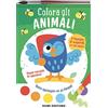 DAMI EDITORE Colora gli animali. Colori magici. Ediz. illustrata. Con pennello