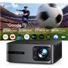 WiMiUS PROIETTORE 4K GOOGLE TV 14.0 MEMC 2200 ANSI 44W DOLBY SMART NERO