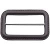 WDZDS Interno 2.5-5CM Sostituzione Fibbia in Vera Pelle Nera Sostituzione Fibbia per Cintura Rivestita in Pelle con Perno per la Creazione di Fibbia con Cursore Triglide