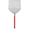 Cerutti Inox - Pala pizza Tulip in alluminio anodizzato quadra forata 33x33 cm con manico 30 cm