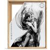 rahmengalerie24 Cornice portafoto vuota per quadri su tela, formato 60 x 90 cm, effetto legno Sonoma